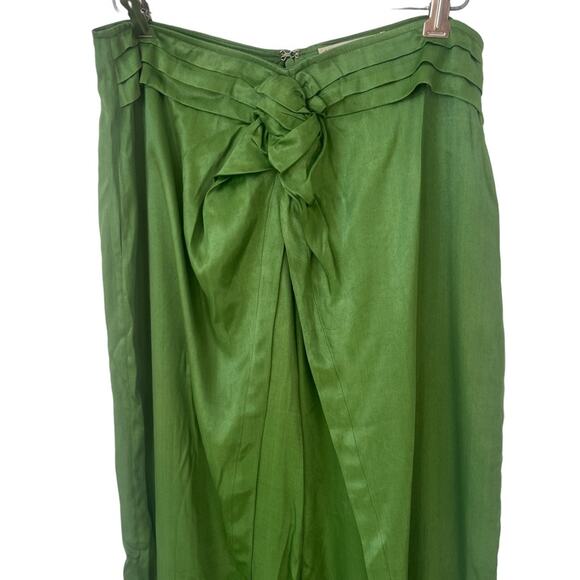 Free People x Brenda Knight green baggy pant harem small - Picture 4 of 7